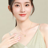 Retro Magnetic Folding Heart Shaped Four Leaf – Jewelry Gift Ideas — 4