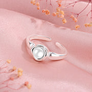 Women's Sterling Silver Pearl Ring – Gifts for Her — 7