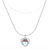 Women's Sterling Silver Heart Pendant Necklace – Jewelry Gift Ideas — 2
