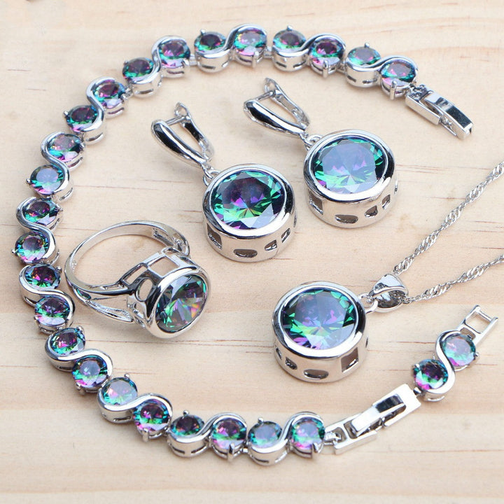 Women's Sterling Silver Jewelry Set – Jewelry Gift Ideas — 1