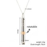 Rotating Decompression Necklace Meditation Tube – Jewelry Gift Ideas — 9