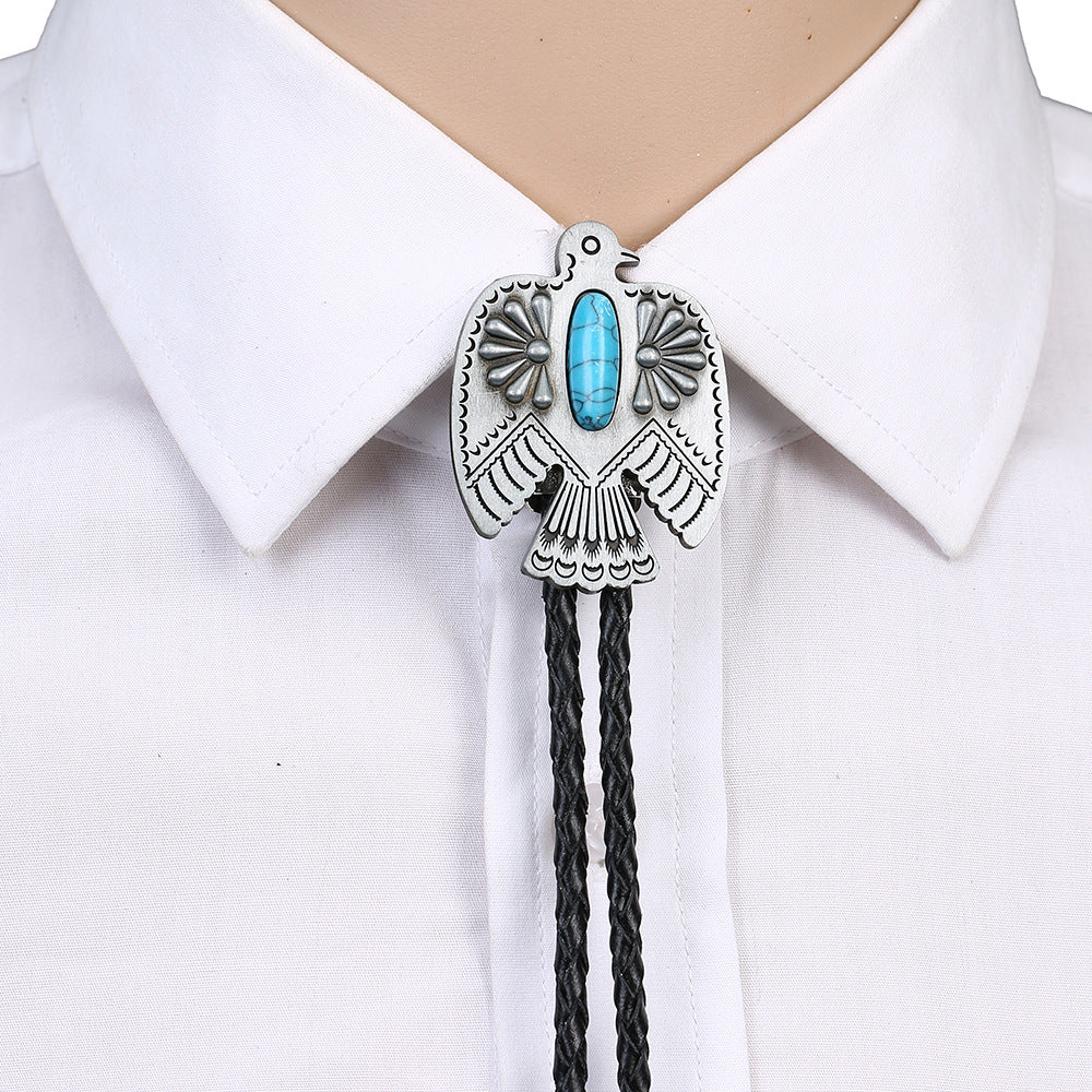 Turquoise Alloy Seat Creative Bow Tie – Birthday Gifts — 1