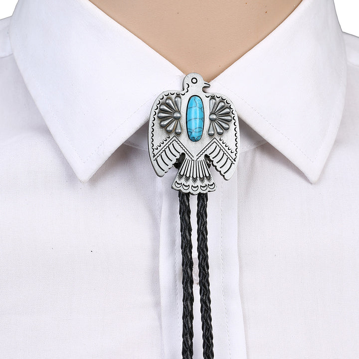 Turquoise Alloy Seat Creative Bow Tie – Birthday Gifts — 1