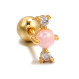Lollipop Ice Cream Earrings 18K Real Gold Lock Ball – Thoughtful Gifts — 3