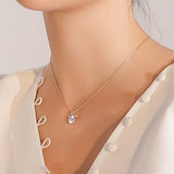 Temperament Korean Style Bow Pendant Clavicle Chain – Stylish Gifts — 9