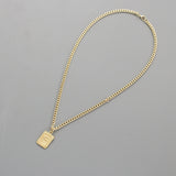 Alphabet Necklace Real Gold Plated Alphabet – Jewelry Gift Ideas — 7