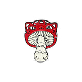 Mini Red Mushroom Brooch Alloy Paint Frog Pin – Jewelry Gift Ideas — 5
