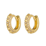 Fashion Copper Plating 18K Gold Earrings Ins Geometric – Stylish Gifts — 13