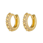 Fashion Copper Plating 18K Gold Earrings Ins Geometric – Stylish Gifts — 13