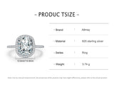 Women's S925 Sterling Silver Princess Ring – Gifts for Her — 4