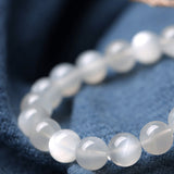 Natural Moonstone Bracelet Women's White Crystal – Jewelry Gift Ideas — 2