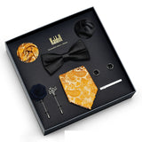 Eight Piece Tie Square Bow Tie Brooch – Jewelry Gift Ideas — 10