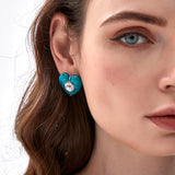 Fashion Personality Love Heart Earrings Women – Stylish Gifts — 2
