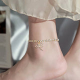 Water Diamond Chain Dragonfly Foot Chain – Birthday Gifts — 1