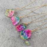 Seven-color, Natural Stone Rough Stone Winding – Jewelry Gift Ideas — 5