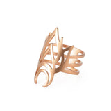Flame Crescent Exaggerated Geometry Stainless – Unique Gift Ideas — 2