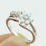 Flower Ring Women's Synthetic Ornament – Gifts for Her — 3