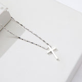 Silver Small Pendant Feminine Clavicle Chain Baby – Jewelry Gift Ideas — 4