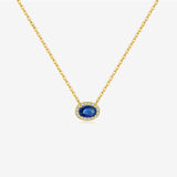 S925 Sterling Silver Zircon Lucky Stone Necklace – Jewelry Gift Ideas — 4