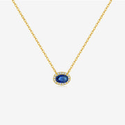 S925 Sterling Silver Zircon Lucky Stone Necklace – Jewelry Gift Ideas — 4