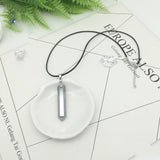 Natural Terahertz Power Stone Prismatic Pendant – Jewelry Gift Ideas — 1