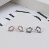 Women's Geometric Irregular Hollow Ring Diamond – Gifts for Her — 2