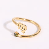 Constellation Symbol Birthstone Ring – Holiday Gift Ideas — 10