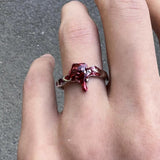Rose Ring Dark Design Men's And Women's Ring – Gifts for Her — 1