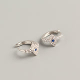 Trendy Eye S925 Sterling Silver Diamond Earrings – Useful Gifts — 3