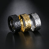 8MM Wide Vacuum Plated Titanium Steel Ring For Men – Gifts for Him — 1