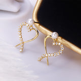 Net Red Fashion Love Zircon Earrings – Stylish Gifts — 3