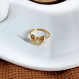 Bow Light Luxury Minority Design High-grade Gold – Gifts for Her — 9