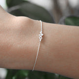 Women's Sterling Silver Diamond-embedded Simple – Jewelry Gift Ideas — 1