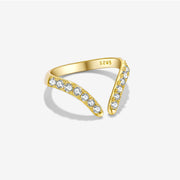 Irregular Design S925 Sterling Silver Open Adjustable – Gift Ideas — 3
