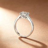 Mozambique Diamond Accented Princess Cut Ring – Thoughtful Gifts — 4