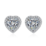 Women's Mosang Stone 925 Sterling Silver Earrings – Gifts for Her — 4