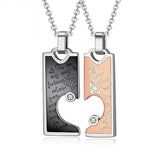 Exclusive For Your Necklace Fine Steel Lover Pair – Jewelry Gift Ideas — 1