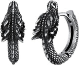 Stainless Steel Dragon Earrings Punk Hip Hop – Birthday Gifts — 4