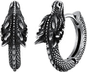 Stainless Steel Dragon Earrings Punk Hip Hop – Birthday Gifts — 4