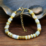 Dopamine Color Natural Stone Beaded Bracelet – Jewelry Gift Ideas — 9