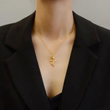 Rose Vintage Necklace Titanium Steel No Fading – Jewelry Gift Ideas — 1