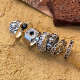 Statement Vintage Silver Spades Solitaire Knuckle Ring – Stylish Gifts — 5