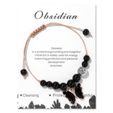 Women's Natural Stone Bracelet Amethyst – Jewelry Gift Ideas — 4