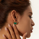 Niche Retro Natural Magic Color Pendant Earrings – Jewelry Gift Ideas — 4