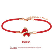 Zodiac Red Rope Bracelet For Women – Jewelry Gift Ideas — 12
