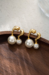 Pearl Earrings For Women Retro Easy Matching Simple – Gifts for Her — 4