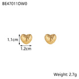 Minimalist Titanium Steel Ear Studs Triangle Oval – Stylish Gifts — 5