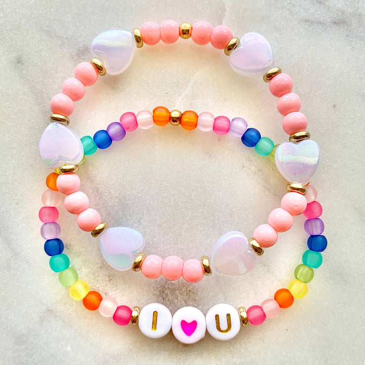 Colorful Dopamine Letter Love Acrylic Bracelet – Jewelry Gift Ideas — 1