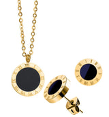Stud Earrings With Oil Drop Round Number Earrings – Stylish Gifts — 4