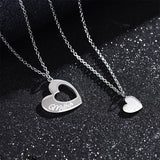 Heart-shaped Stitching Stainless Steel Necklace – Jewelry Gift Ideas — 1